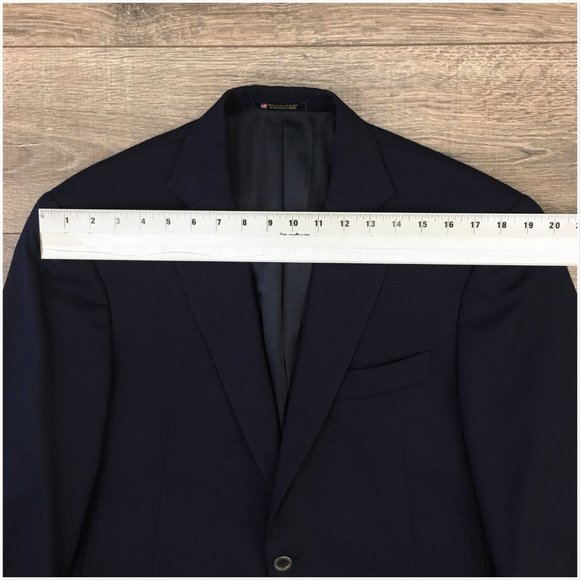 Hart Schaffner Mens Blazer Sport Coat Two Button Jacket Wool 40R Casual Suit USA - Picture 9 of 13